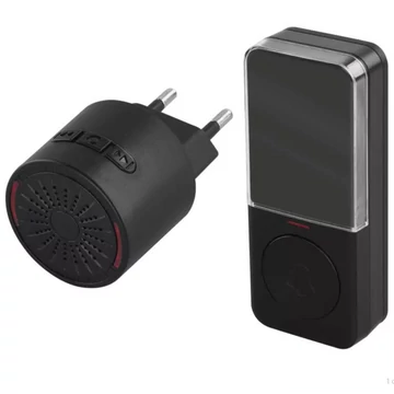 EMOS Vezetéknélküli csengő P5734B - fekete