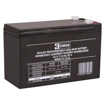 EMOS Szünetmentes ólomakkumulátor 7,2 Ah - riasztó - tűzjelző berendezésekhez	