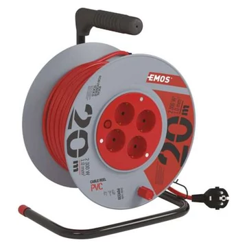 EMOS kábeldob 20 m / 4 aljzat